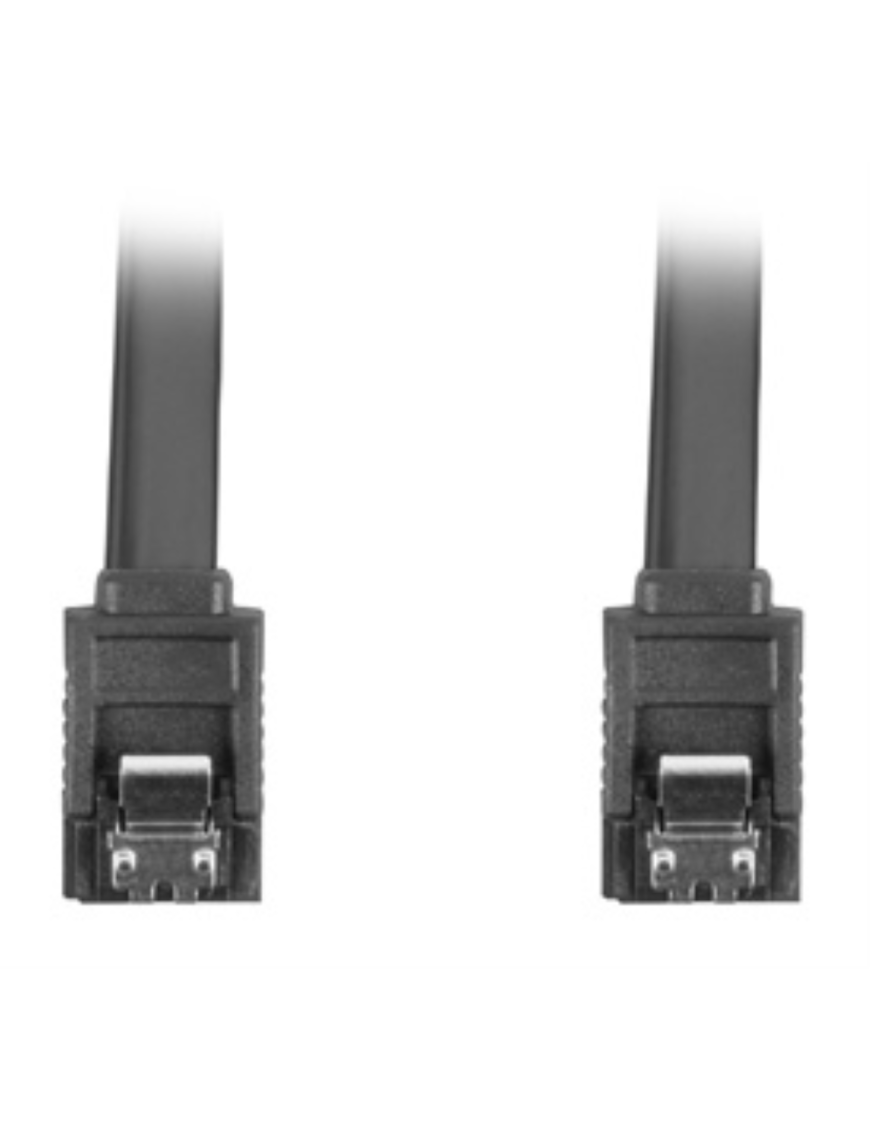 Lanberg CA-SASA-14CU-0050-BK cable de SATA 0,5 m SATA 7-pin Negro