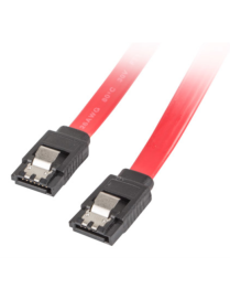 Lanberg CA-SASA-14CU-0050-R cable de SATA 0,5 m SATA 7-pin Rojo