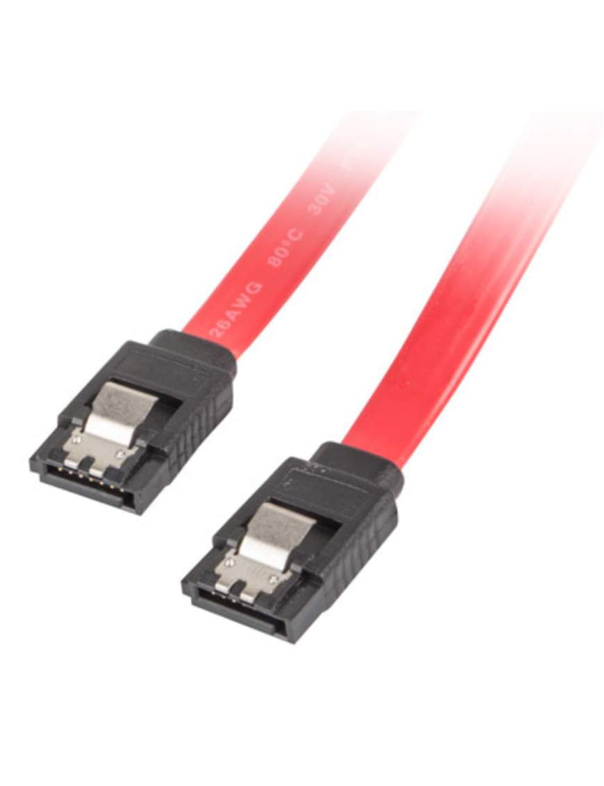 Lanberg CA-SASA-14CU-0050-R cable de SATA 0,5 m SATA 7-pin Rojo