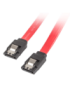 Lanberg CA-SASA-14CU-0050-R cable de SATA 0,5 m SATA 7-pin Rojo