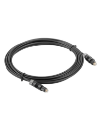 Lanberg CA-TOSL-10CC-0010-BK Cable de fibra óptica e InfiniBand 1 m Toslink Negro