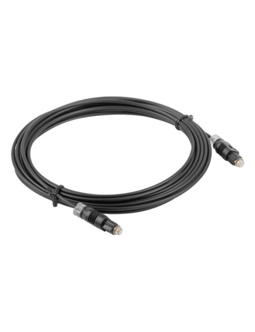 Lanberg CA-TOSL-10CC-0010-BK Cable de fibra óptica e InfiniBand 1 m Toslink Negro