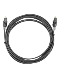 Lanberg CA-TOSL-10CC-0020-BK Cable de fibra óptica e InfiniBand 2 m Toslink Negro