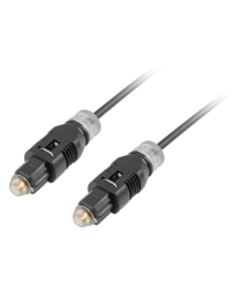 Lanberg CA-TOSL-10CC-0030-BK Cable de fibra óptica e InfiniBand 3 m Toslink Negro