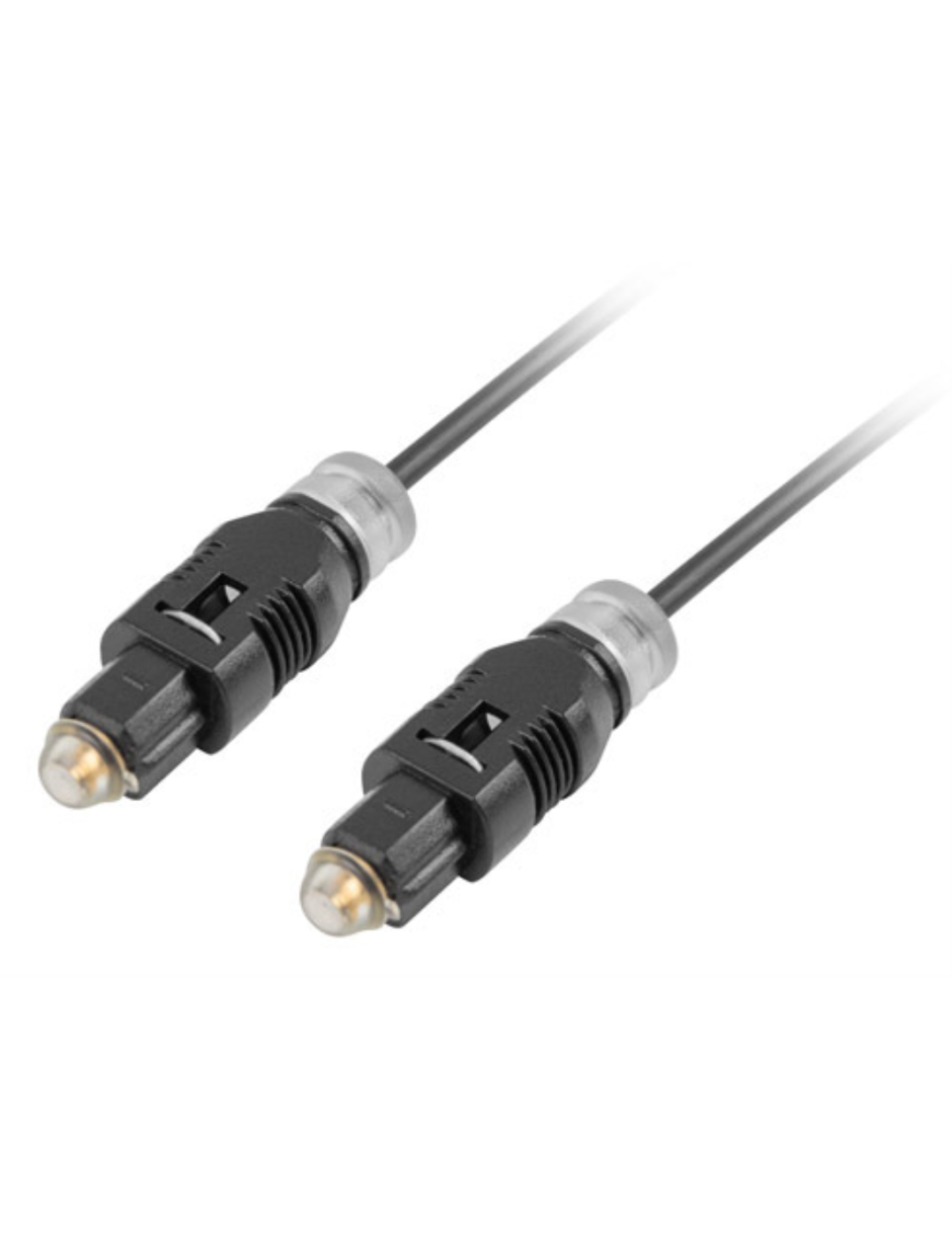 Lanberg CA-TOSL-10CC-0030-BK Cable de fibra óptica e InfiniBand 3 m Toslink Negro