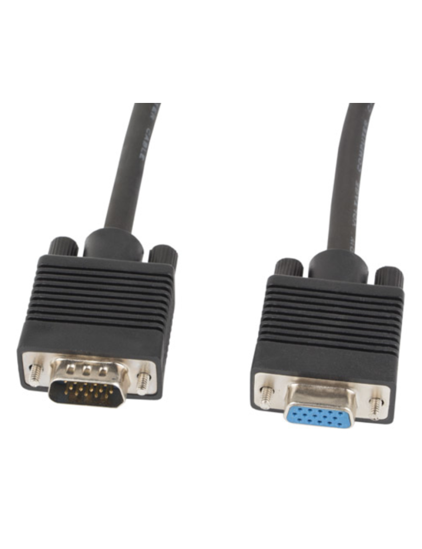 Lanberg CA-VGAC-10CC-0018-B+ cable VGA 1,8 m VGA (D-Sub) Negro