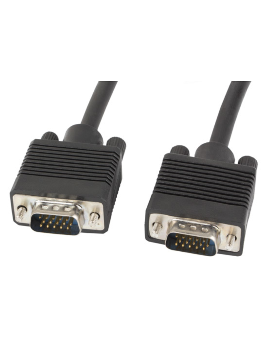 Lanberg CA-VGAC-10CC-0150-B cable VGA 15 m VGA (D-Sub) Negro