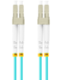 Lanberg FO-LULU-MD31-0020-TQ Cable de fibra óptica e InfiniBand 2 m LC Color aguamarina