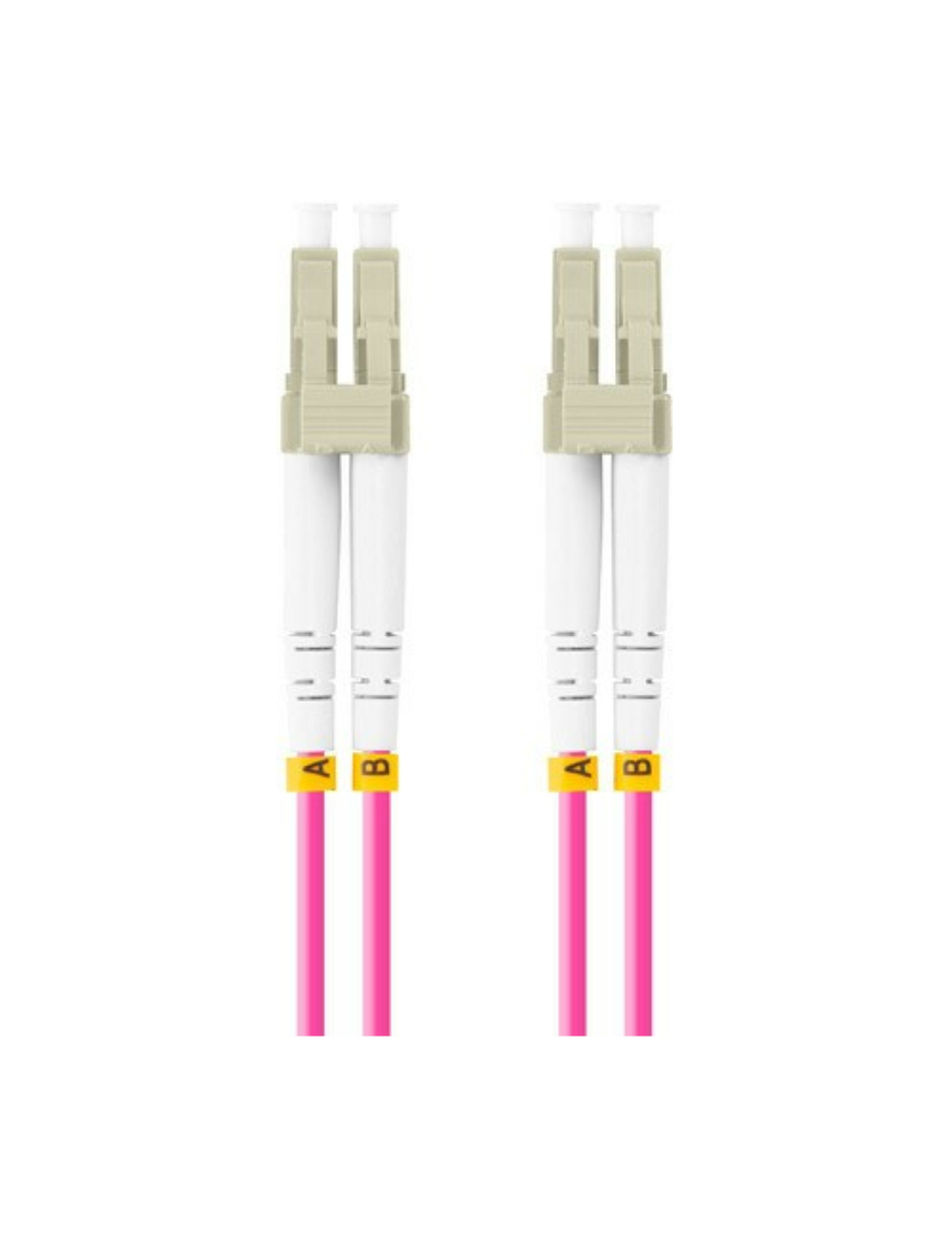 Lanberg FO-LULU-MD41-0005-VT Cable de fibra óptica e InfiniBand 0,5 m LC LC/UPC Violeta