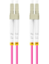 Lanberg FO-LULU-MD41-0005-VT Cable de fibra óptica e InfiniBand 0,5 m LC LC/UPC Violeta
