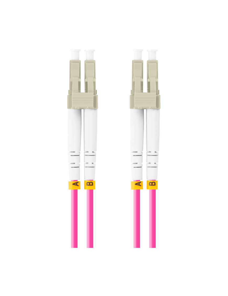 Lanberg FO-LULU-MD41-0010-VT Cable de fibra óptica e InfiniBand 1 m LC Violeta