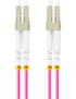 Lanberg FO-LULU-MD41-0020-VT Cable de fibra óptica e InfiniBand 2 m LC Violeta
