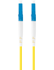 Lanberg FO-LULU-SS11-0010-YE Cable de fibra óptica e InfiniBand 1 m LC Amarillo