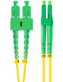 Lanberg FO-SALA-SD11-0020-YE Cable de fibra óptica e InfiniBand 2 m SC LC Amarillo