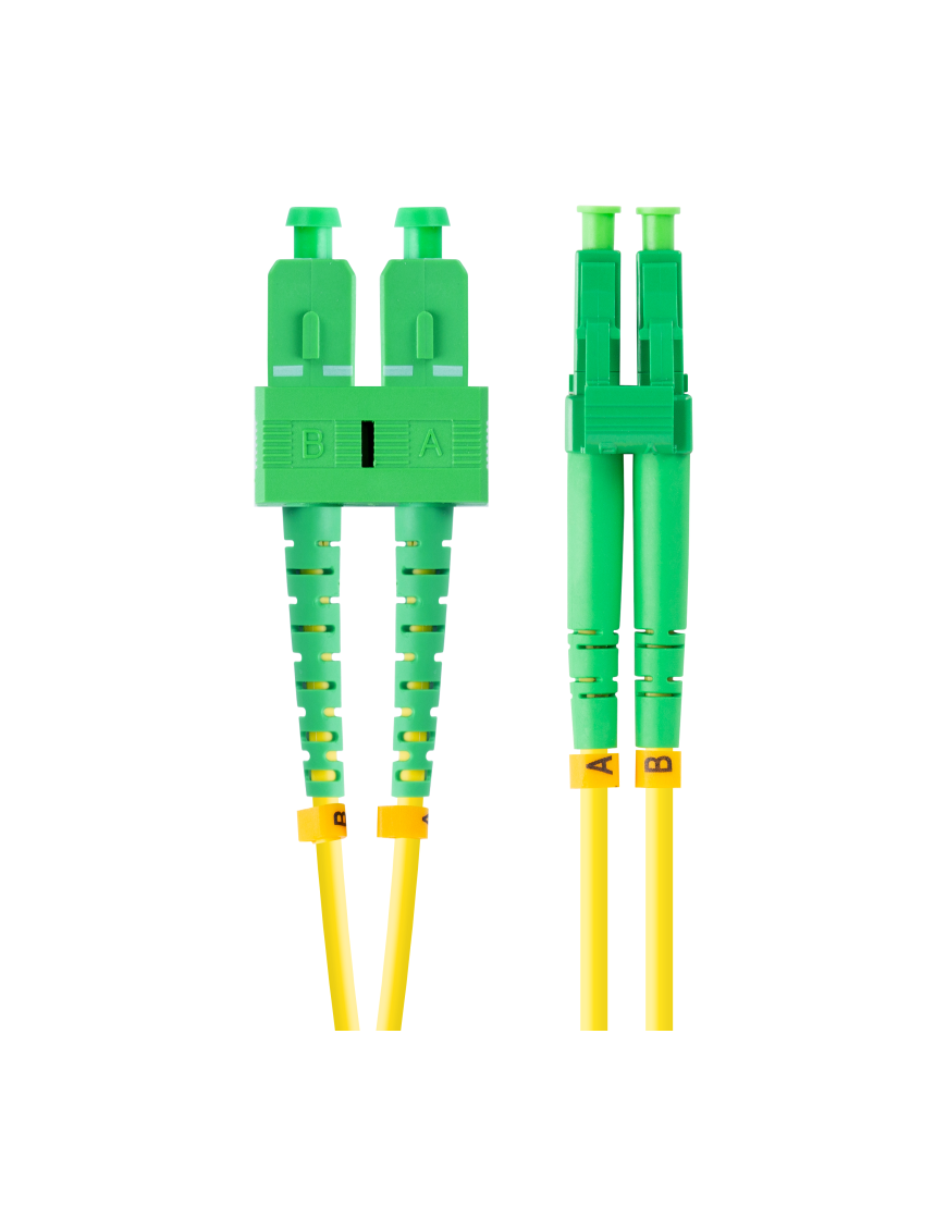Lanberg FO-SALA-SD11-0020-YE Cable de fibra óptica e InfiniBand 2 m SC LC Amarillo