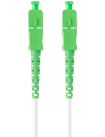 Lanberg FO-SASA-SS21-0200-WH Cable de fibra óptica e InfiniBand 20 m SC Blanco