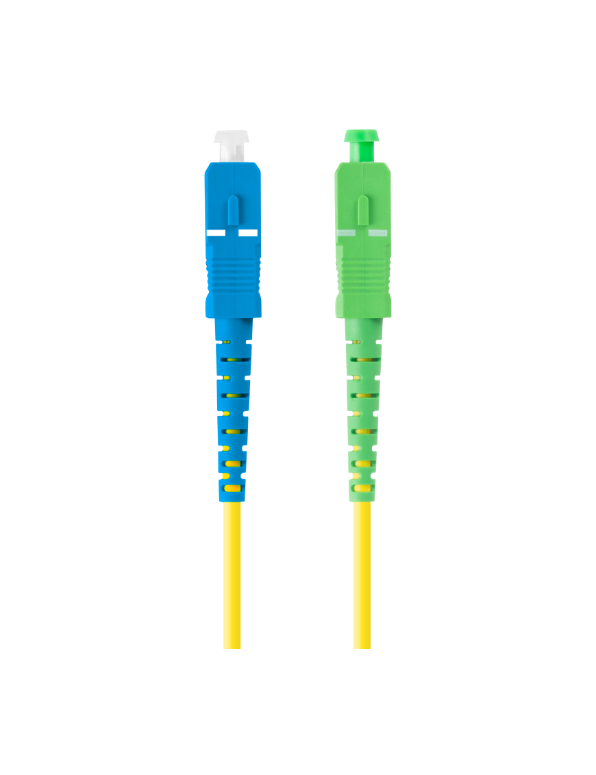 Lanberg FO-SASU-SS21-0010-YE Cable de fibra óptica e InfiniBand 1 m SC Amarillo