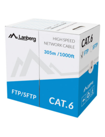 Lanberg LCF6-11CU-0305-S cable de red Gris 305 m Cat6 F/UTP (FTP)