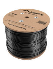 Lanberg LCF6-30CU-0305-BK cable de red Negro 305 m Cat6
