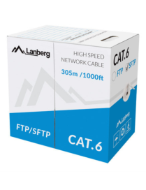 Lanberg LCS6-11CU-0305-S cable de red Gris 305 m Cat6 SF/UTP (S-FTP)