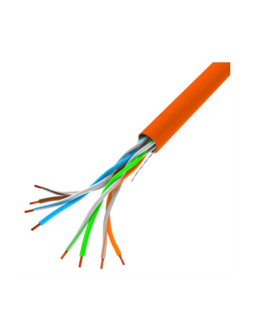 Lanberg LCU5-10CC-0305-O cable de red Naranja 305 m Cat5 U/UTP (UTP)