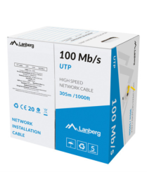 Lanberg LCU5-10CC-0305-Y cable de red Amarillo 305 m U/UTP (UTP)