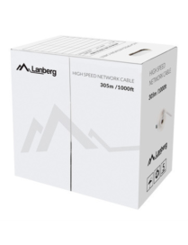 Lanberg LCU6-12CU-0305-S cable de red Gris 305 m Cat6 U/UTP (UTP)