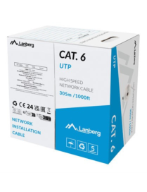 Lanberg LCU6-15CC-0305-S cable de red Gris 305 m Cat6 U/UTP (UTP)