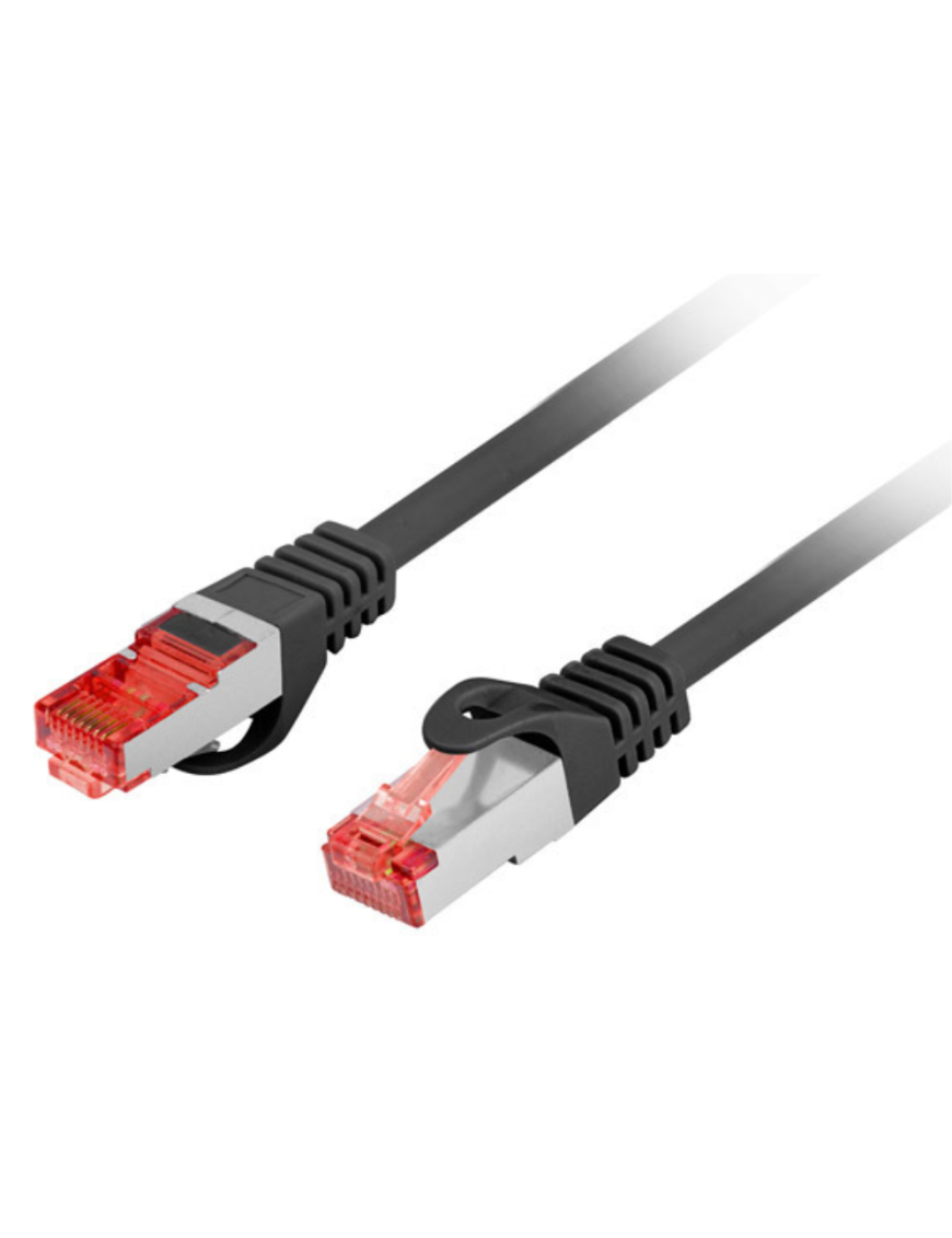 Lanberg PCF6-10CU-0025-BK cable de red Negro 0,25 m Cat6 F/UTP (FTP)