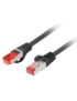 Lanberg PCF6-10CU-0025-BK cable de red Negro 0,25 m Cat6 F/UTP (FTP)