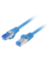 Lanberg PCF6A-10CC cable de red Azul 3 m Cat6a S/FTP (S-STP)