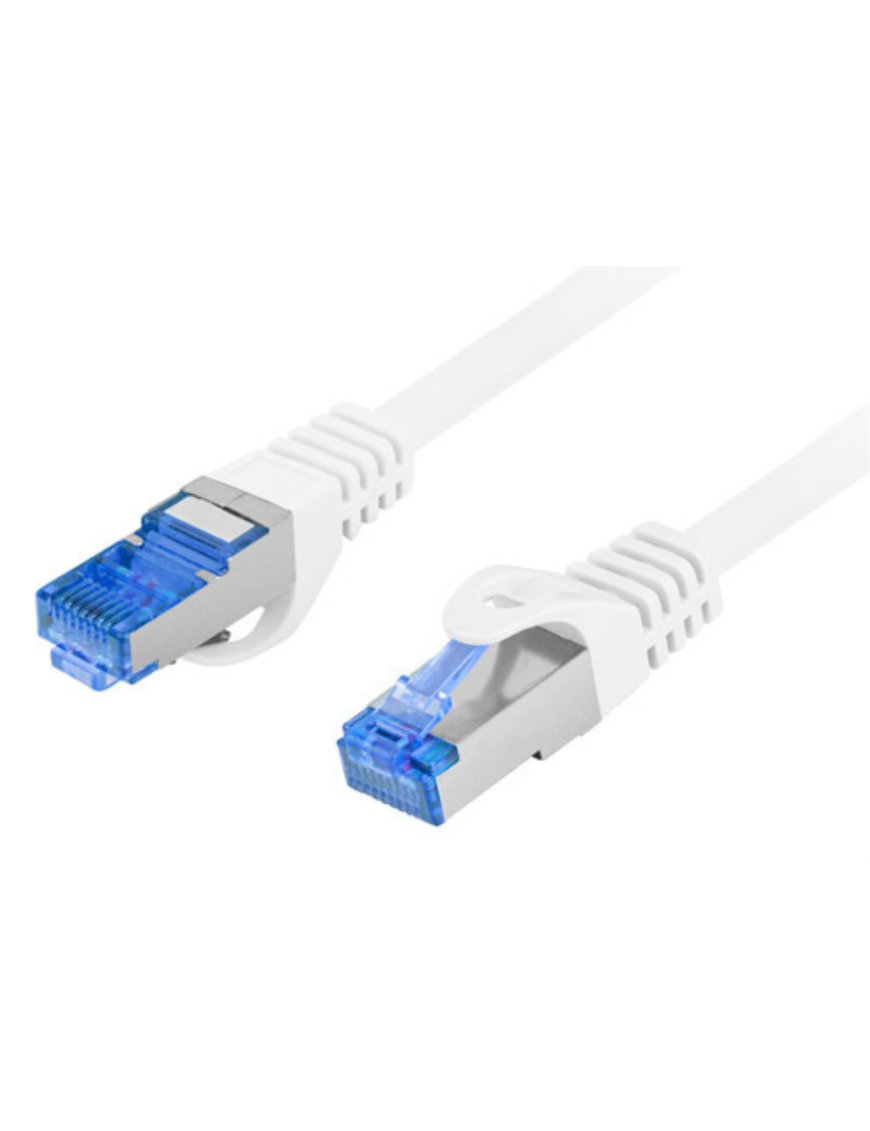Lanberg PCF6A-10CC cable de red Blanco 5 m Cat6a S/FTP (S-STP)