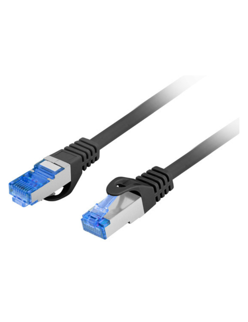 Lanberg PCF6A-10CC cable de red Negro 5 m Cat6a S/FTP (S-STP)