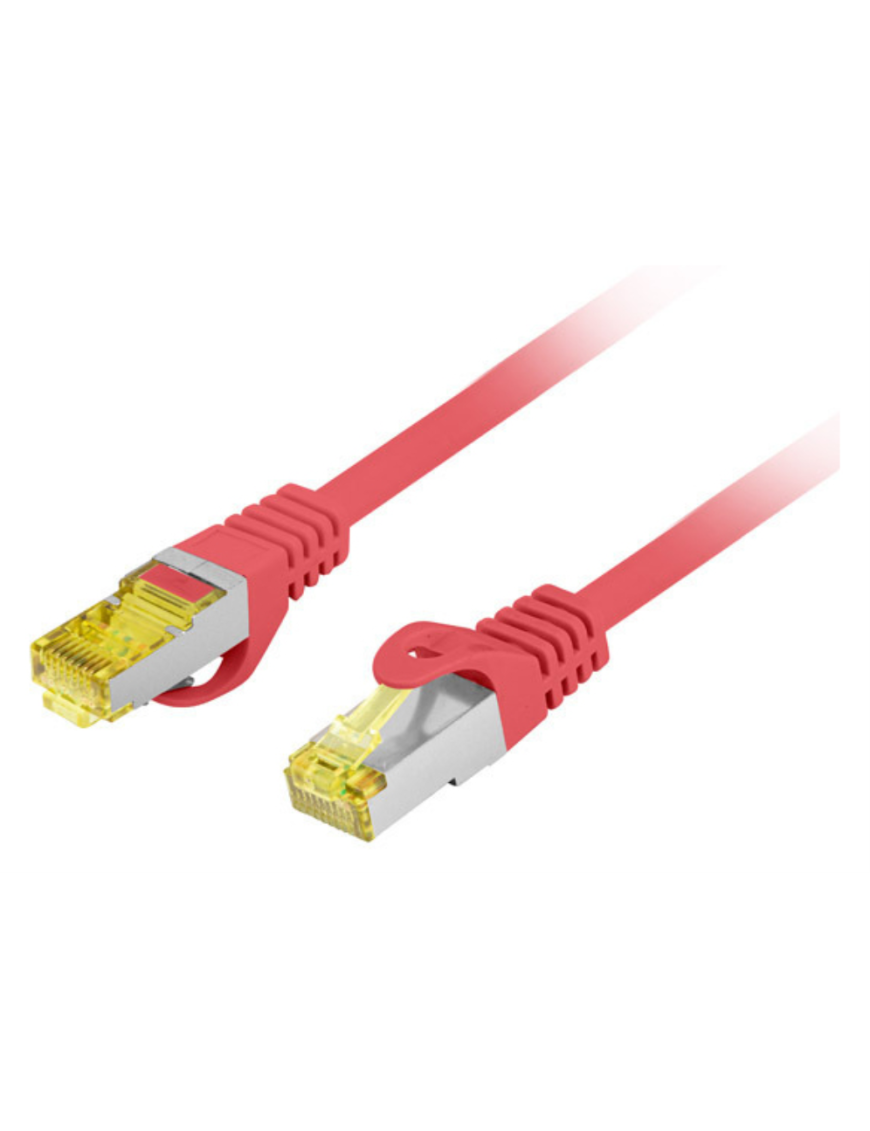 Lanberg PCF6A-10CU-0025-R cable de red Rojo 0,25 m Cat6a S/FTP (S-STP)