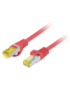 Lanberg PCF6A-10CU-0025-R cable de red Rojo 0,25 m Cat6a S/FTP (S-STP)