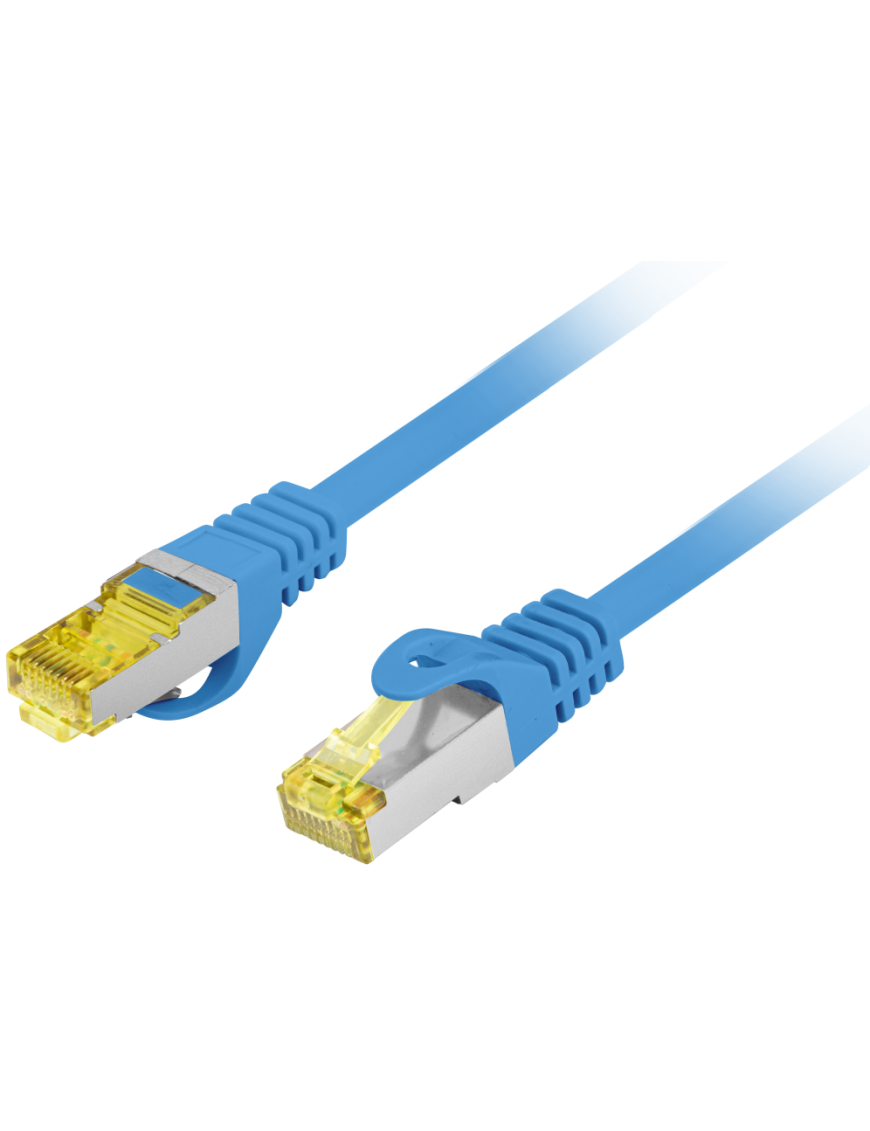 Lanberg PCF6A-10CU-0200-B cable de red Azul 2 m Cat6a S/FTP (S-STP) Alrededor