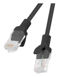 Lanberg PCU6-10CC-0200-BK cable de red Negro 2 m Cat6 U/UTP (UTP)