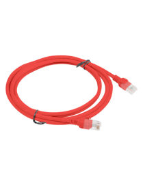 Lanberg PCU6-10CC-0200-R cable de red Rojo 2 m Cat6 U/UTP (UTP)