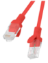 Lanberg PCU6-10CC-0300-R cable de red Rojo 3 m Cat6 U/UTP (UTP)