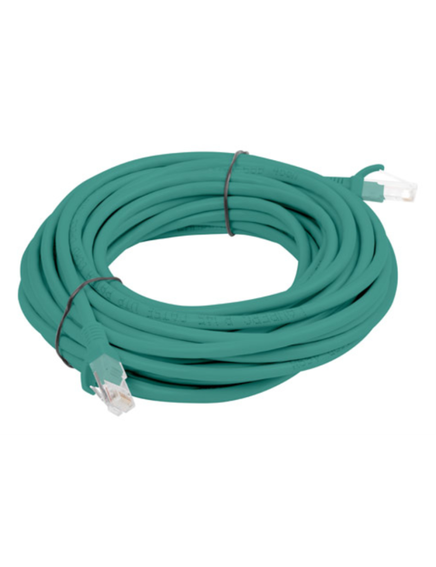 Lanberg PCU6-10CC-0500-G cable de red Verde 5 m Cat6 U/UTP (UTP)