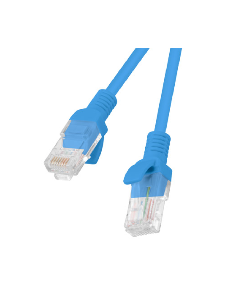Lanberg PCU6-10CC-1000-B cable de red Azul 10 m Cat6 U/UTP (UTP)
