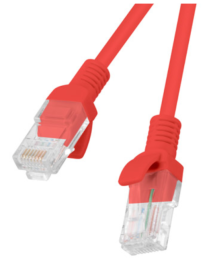 Lanberg PCU6-10CC-1000-R cable de red Rojo 10 m Cat6 U/UTP (UTP)