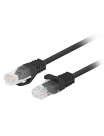 Lanberg PCU6-20CC-0025-BK cable de red Negro 0,25 m Cat6 U/UTP (UTP)