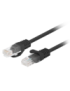 Lanberg PCU6-20CC-0025-BK cable de red Negro 0,25 m Cat6 U/UTP (UTP)