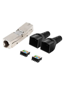 Lanberg PL2S6-6000TL conector RJ-45 Negro