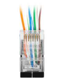 Lanberg PLS-6020EZ conector RJ45 Transparente