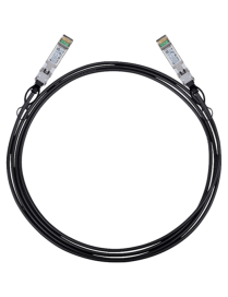 TP-Link Omada SM5220-3M Cable de fibra óptica e InfiniBand SFP+ DAC Negro