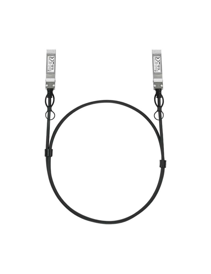 TP-Link Omada SM6220-1M Cable de fibra óptica e InfiniBand SFP28 Negro, Plata