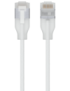 Ubiquiti UACC-Cable-Patch-EL-C6A-1M-W cable de red Translúcido, Blanco Cat6a