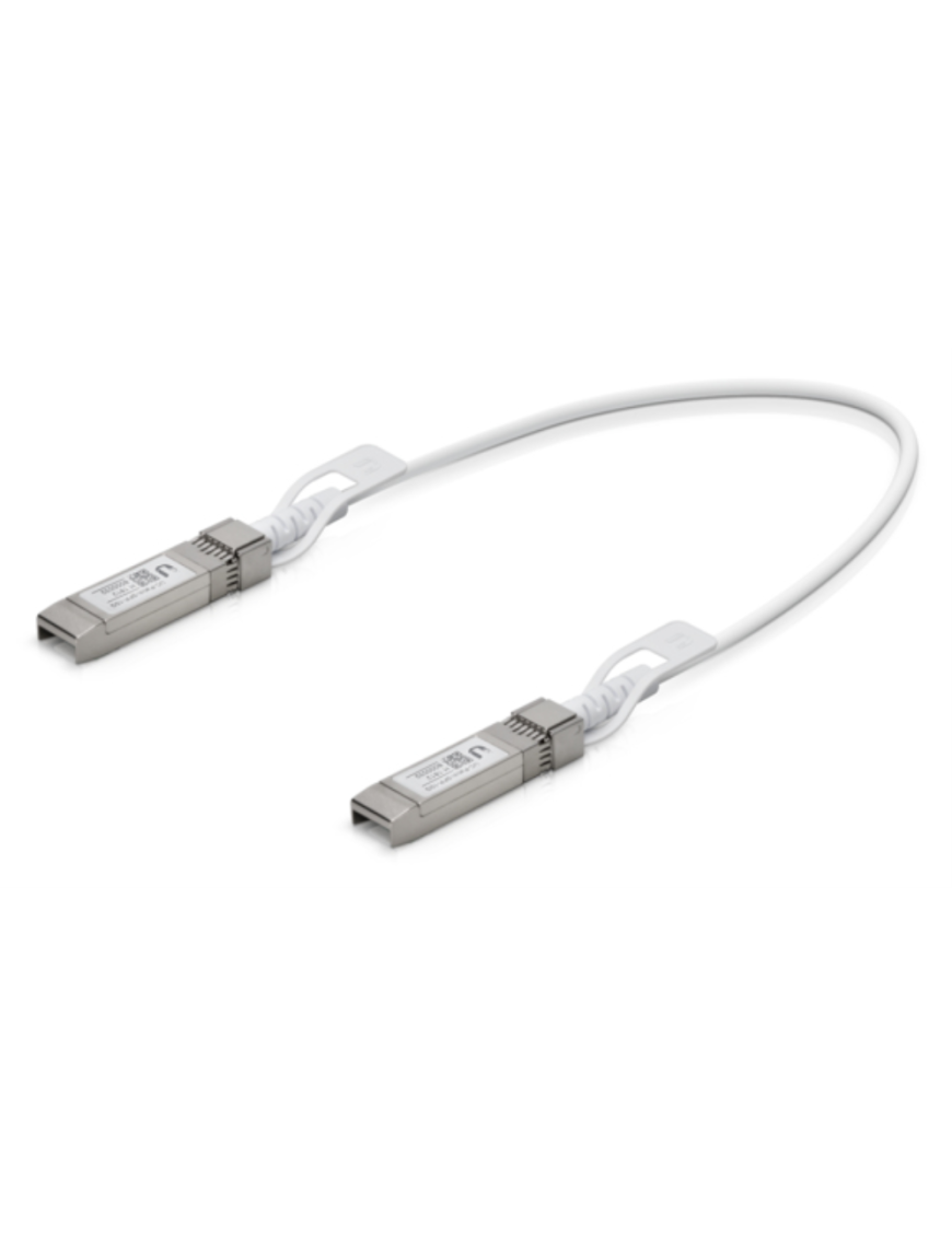 Ubiquiti UC-DAC-SFP+ Cable de fibra óptica e InfiniBand 0,5 m SFP+ Blanco